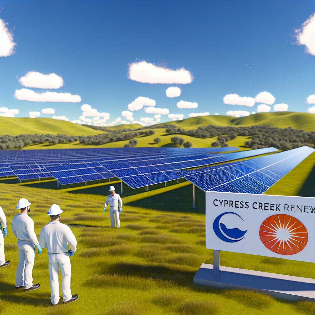 Cypress Creek Renewables Partners with Maxeon Solar for Large-Scale Projects