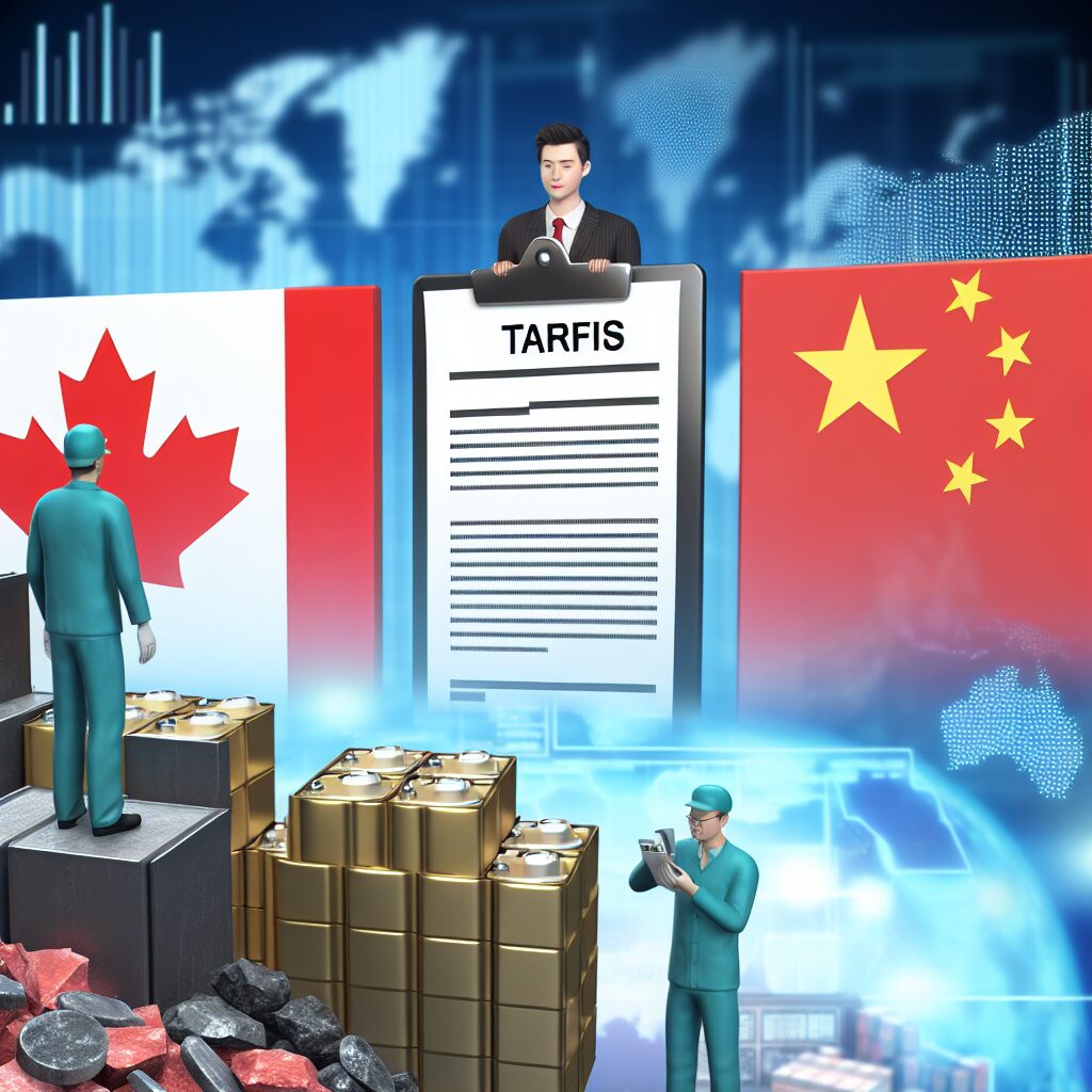 Canada Implements Tariffs on Chinese Batteries and Minerals.