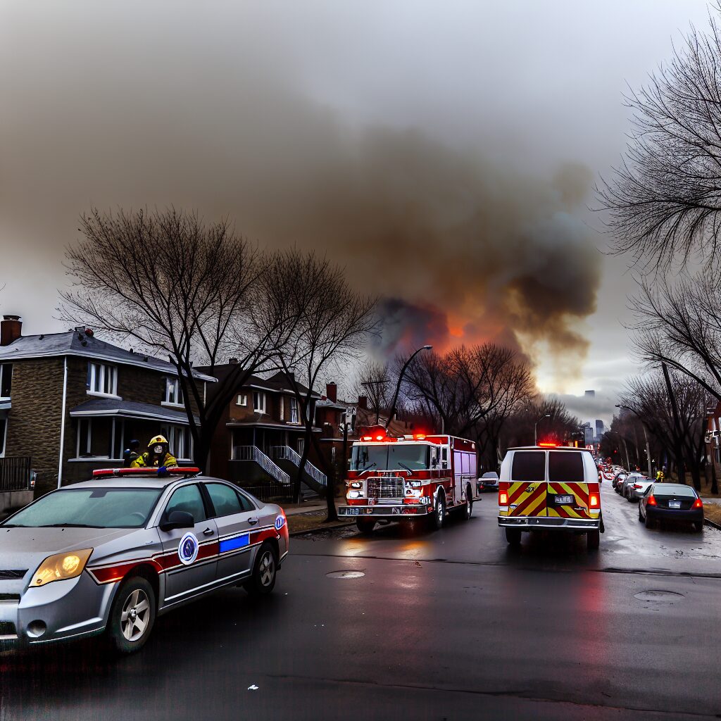 lockdown notice for residents in mercier hochelaga maisonneuve due to fire