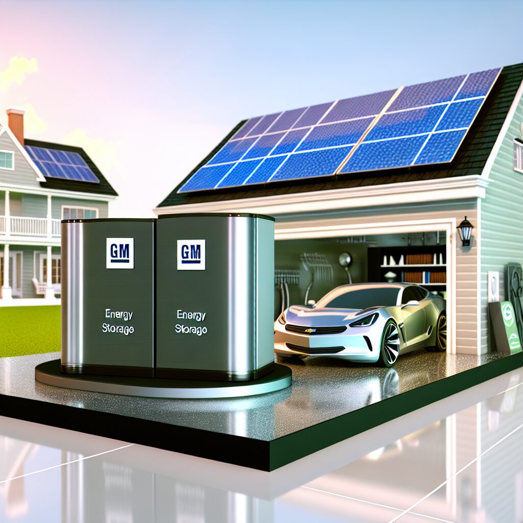 General Motors Introduces Home Storage System for Solar Energy Integration