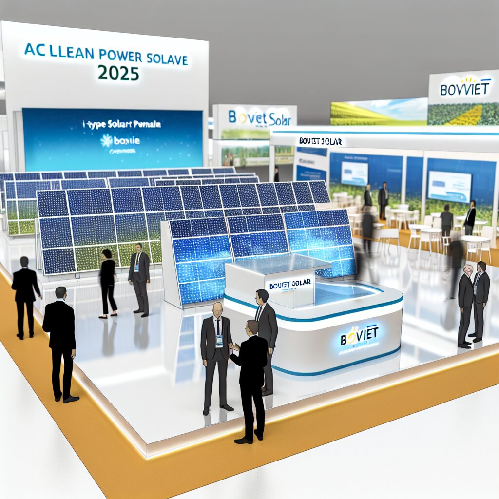 Boviet Solar Unveils New N-Type PV Modules at ACP Clean Power 2025