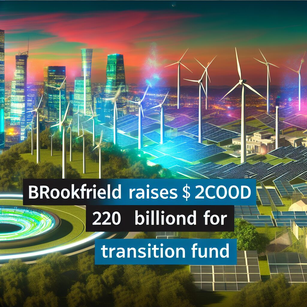 Brookfield Raises $20 Billion for Record Transition Fund - Details
