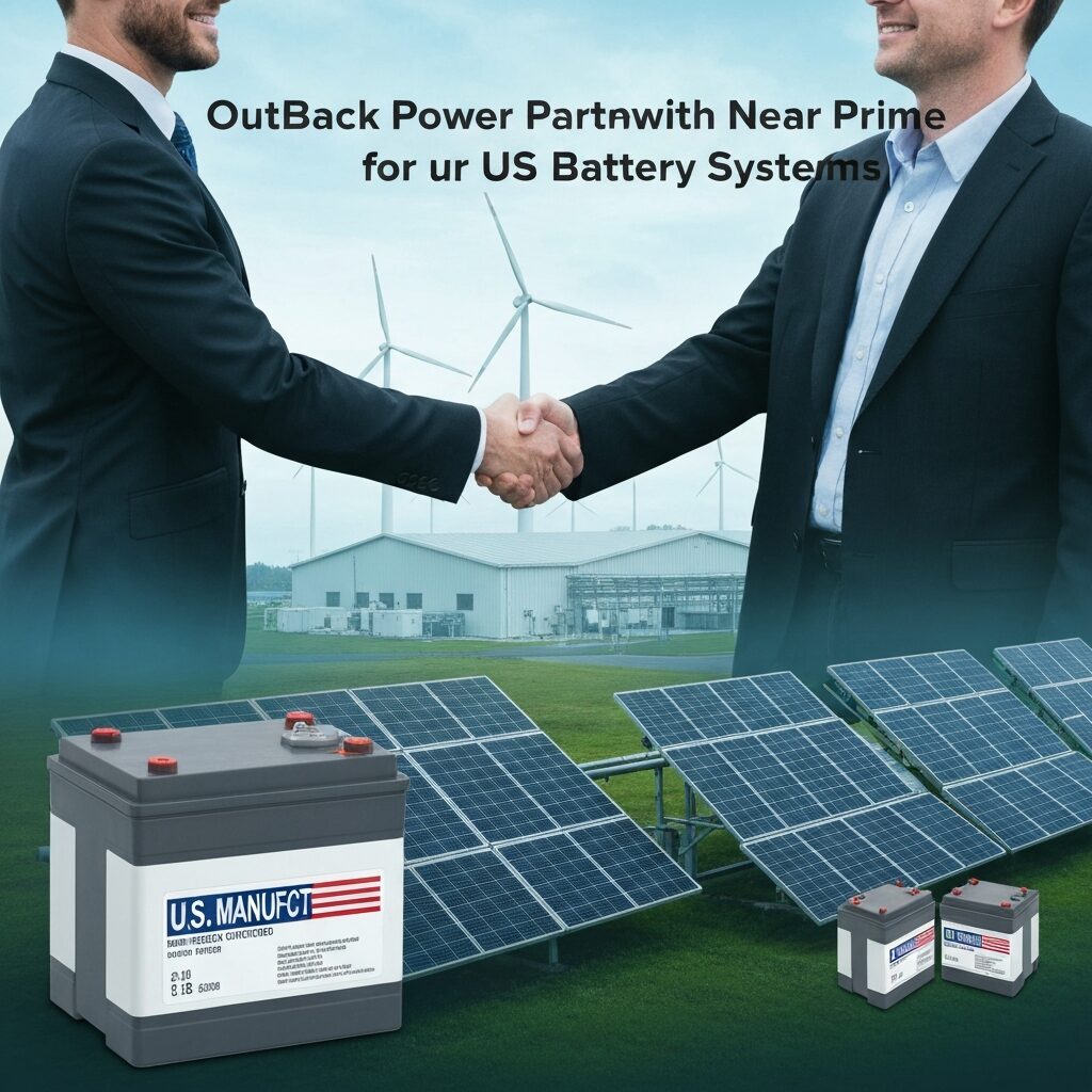 OutBack Power Partners with Near Prime for US Battery Systems
