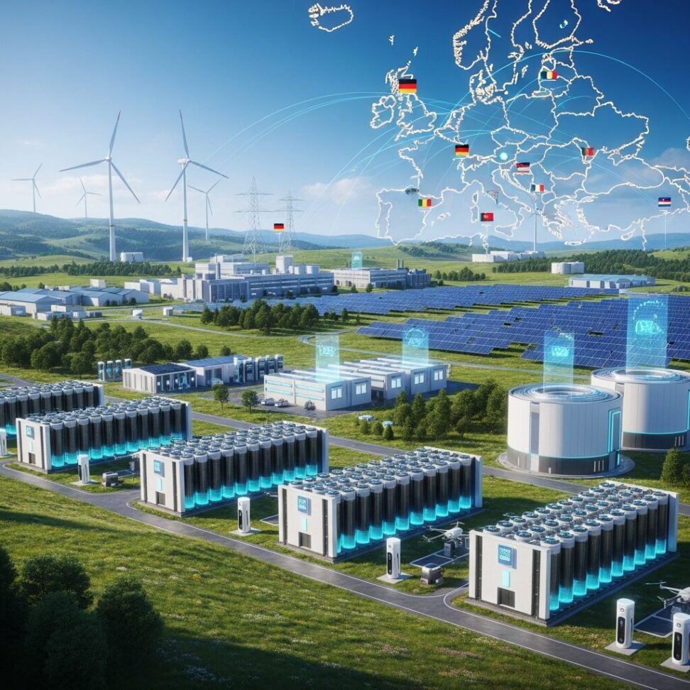 EU Battery Storage Capacity Surges 45% Through Utility-Scale Expansion