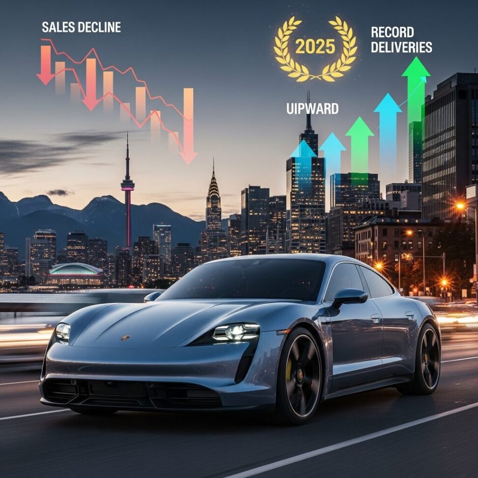 Porsche EV Sales Drop Despite Record 2025 Deliveries North America