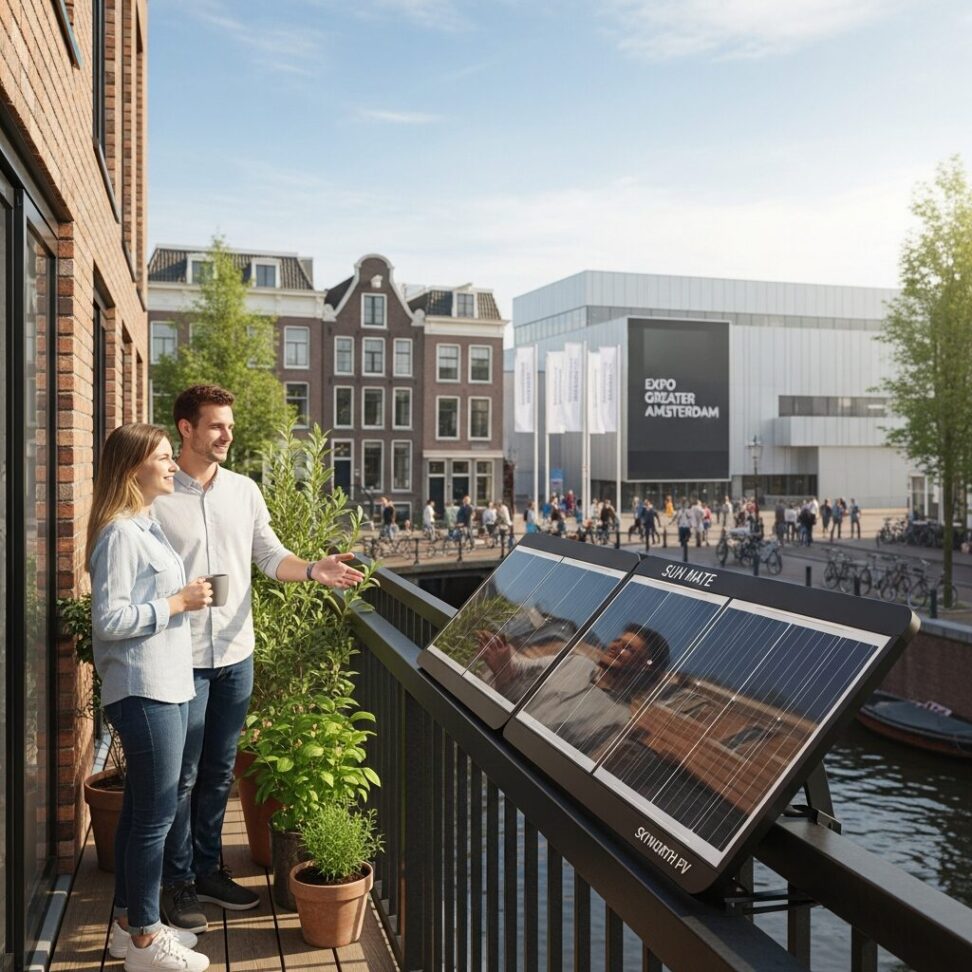 SKYWORTH PV SUN Mate Balcony Solar Solution Amsterdam Expo