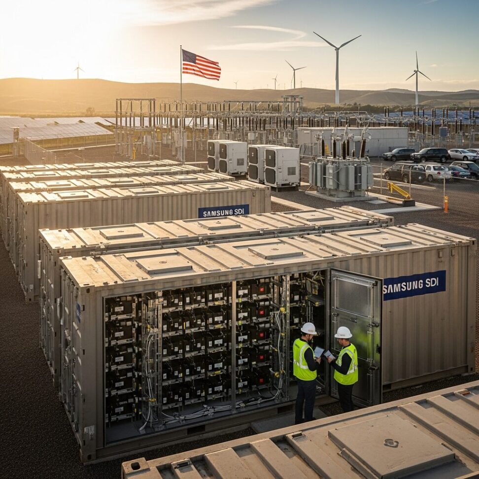 Samsung SDI Secures $1.1 Billion Energy Storage Deal Amid EV Slowdown