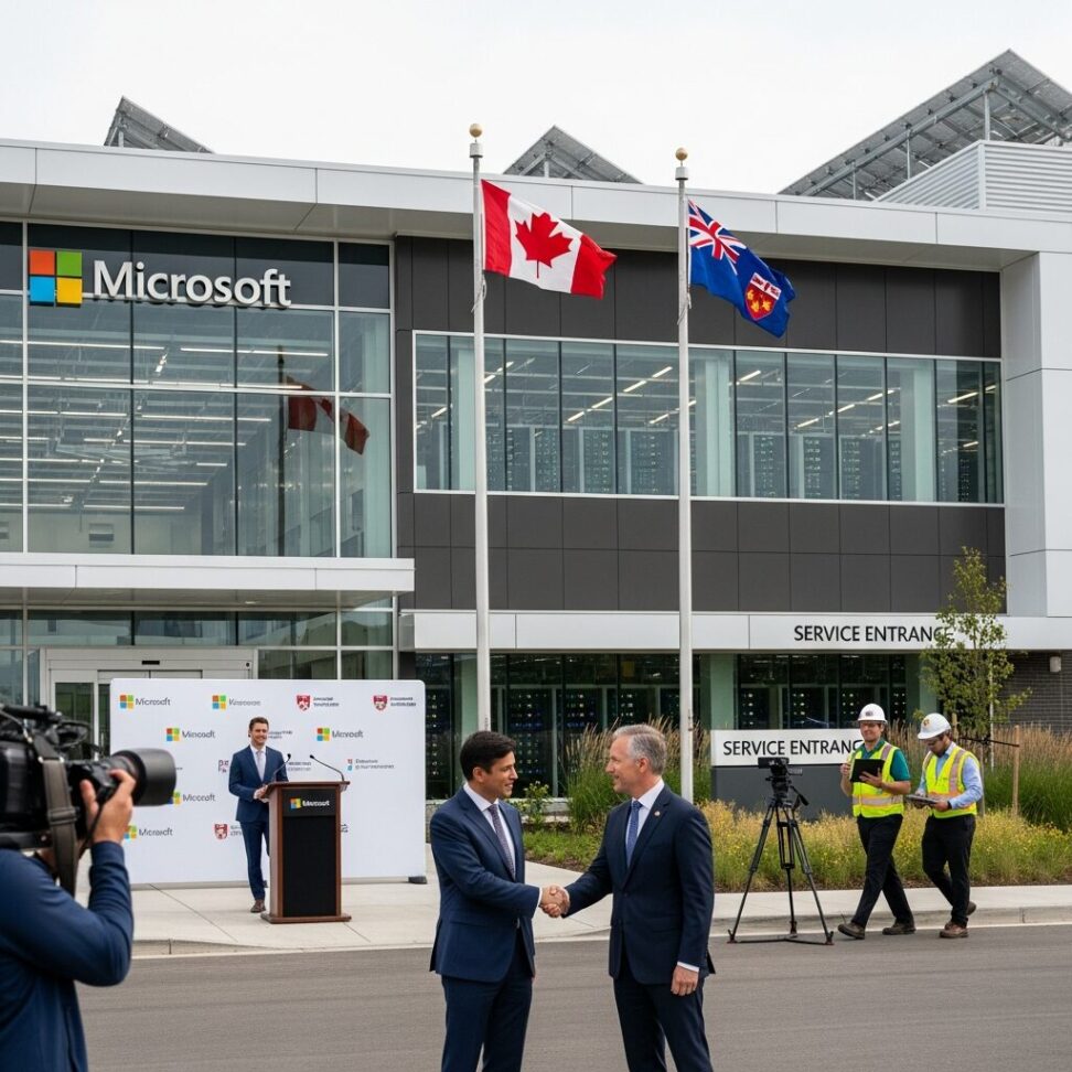 Microsoft's AI Expansion in Ontario Powered by Clean Energy