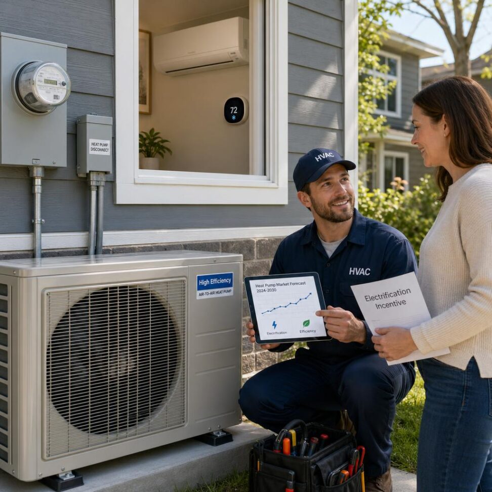 Residential Air to Air Heat Pumps Surge Through 2035 Energy Transition