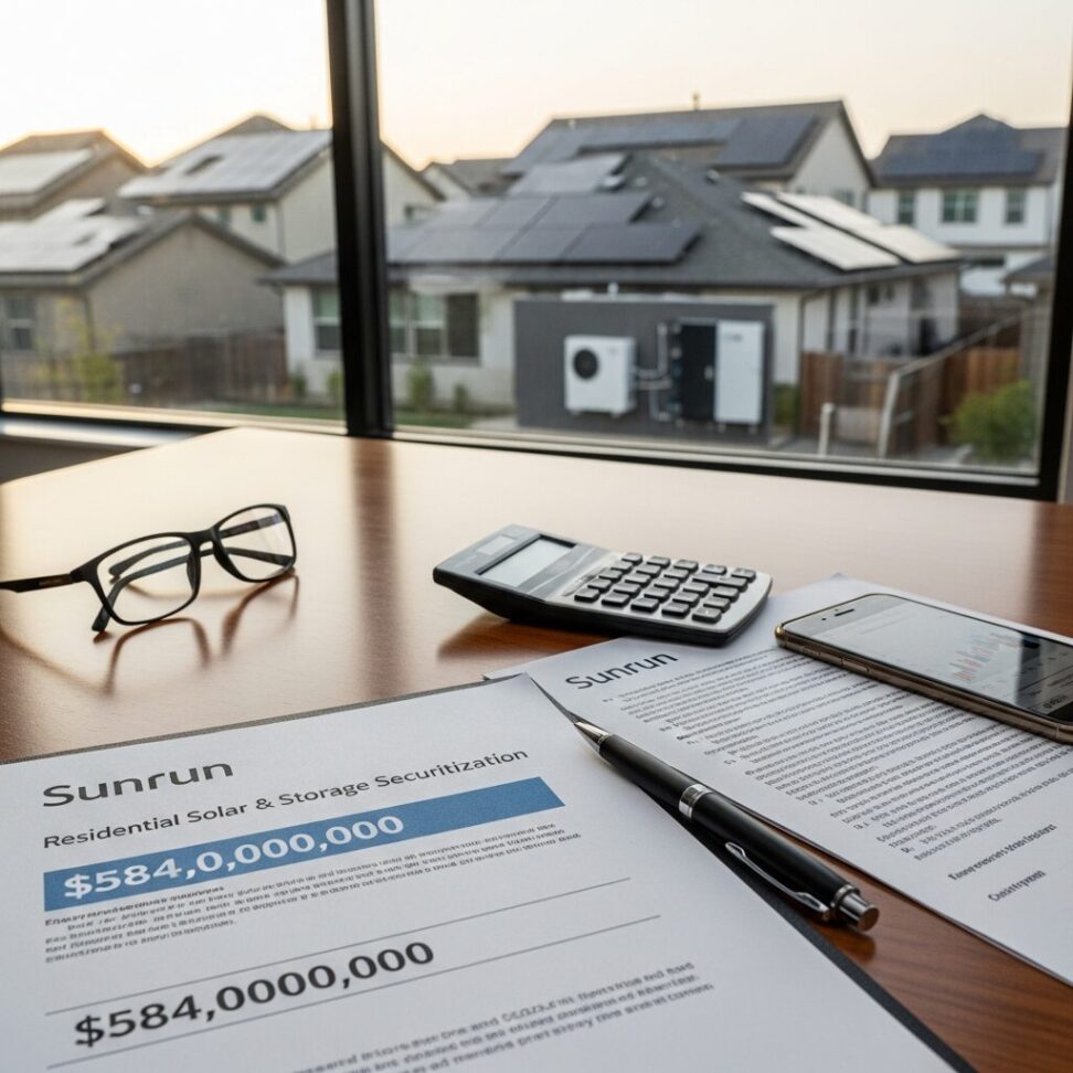 Sunrun Securitizes 584 Million in Residential Solar Storage Assets