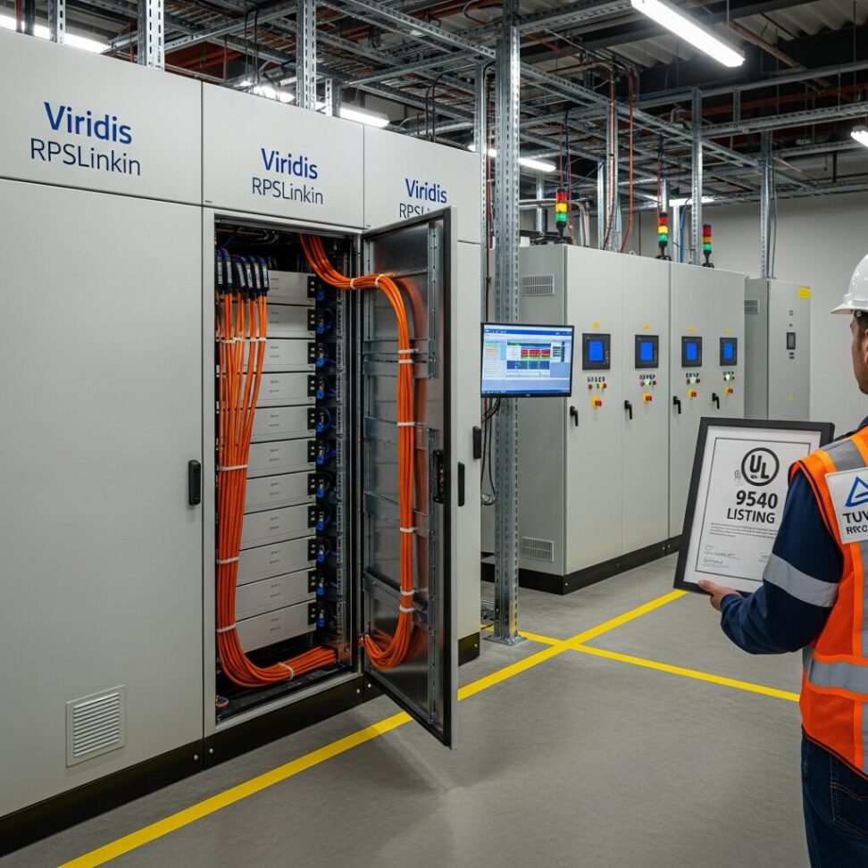 Viridi RPSLinkIN Battery Storage Achieves UL 9540 Certification