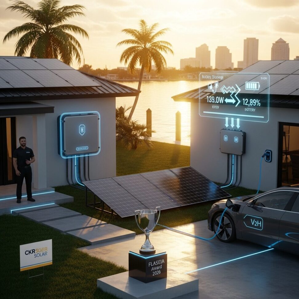 CKR Solar Wins 2026 FlaSEIA Award for Residential Battery Storage Solutions