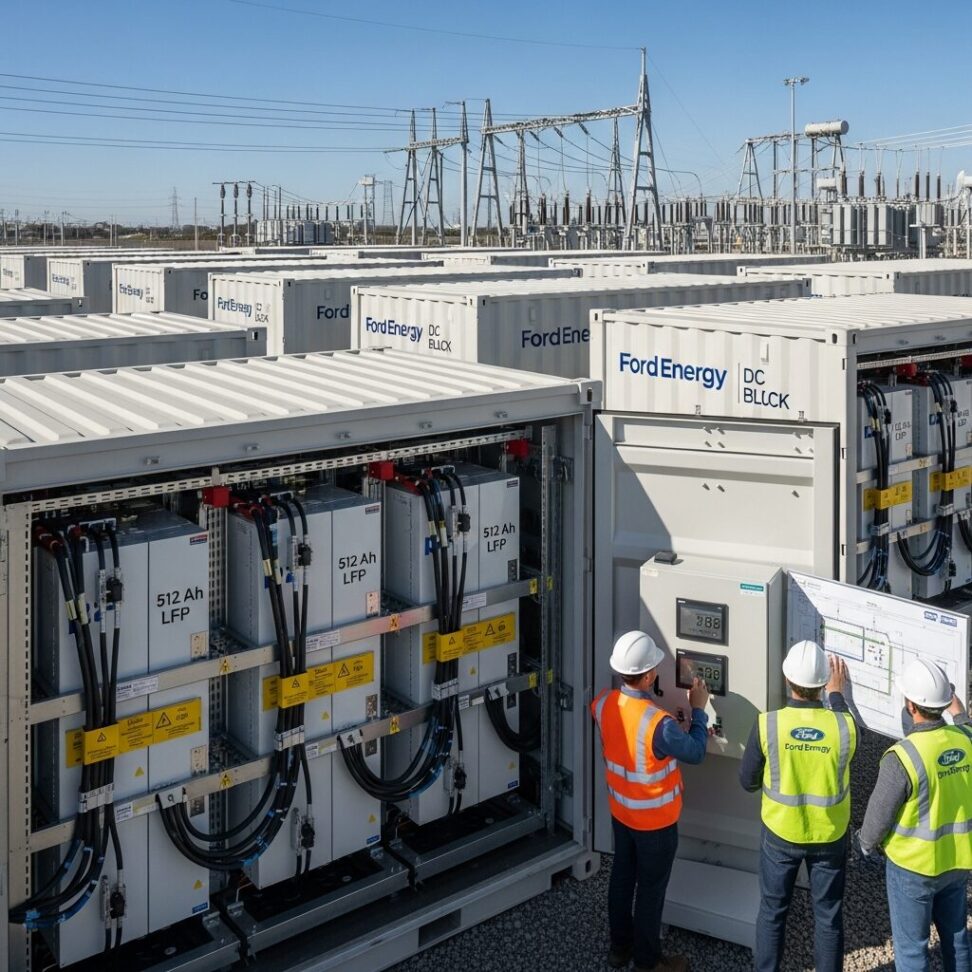 Ford Energy Launches US-Made Utility-Scale Battery Storage Systems