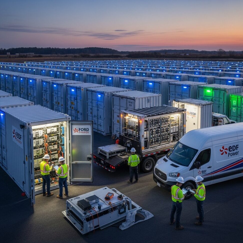 Ford Energy and EDF Power Solutions Partner on 20 GWh Battery Storage