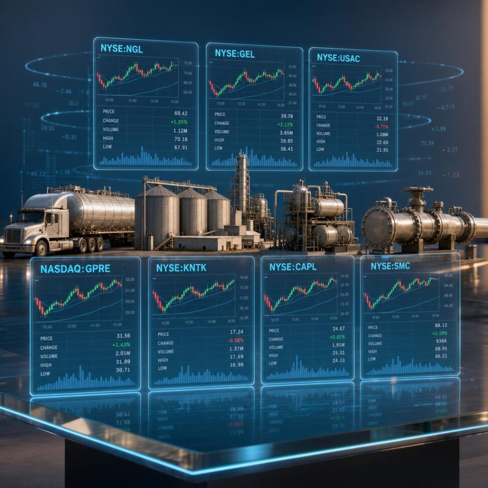 NGL Energy Partners LP Competitive Analysis Against Renewable Energy Leaders