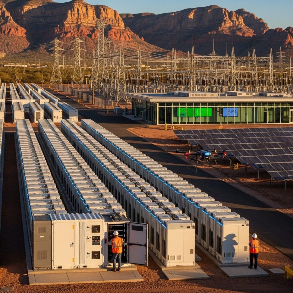 Arizona's Largest Battery Storage Facility Flatland Now Operational