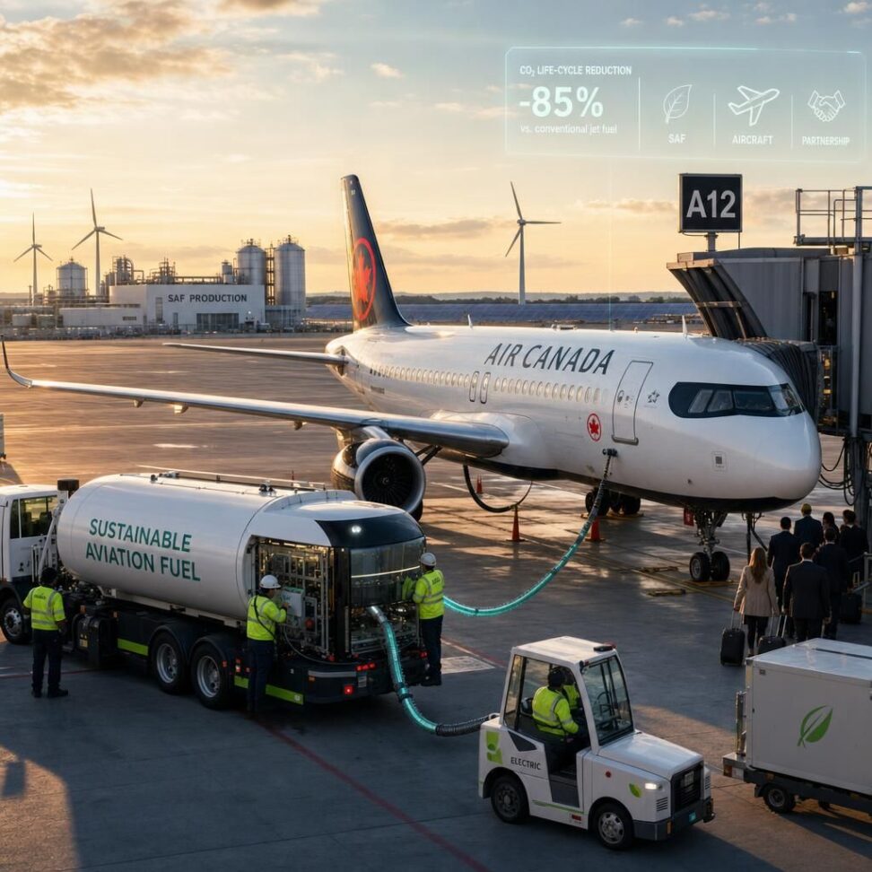 Air Canada and Airbus Scale Sustainable Aviation Fuel Expansion