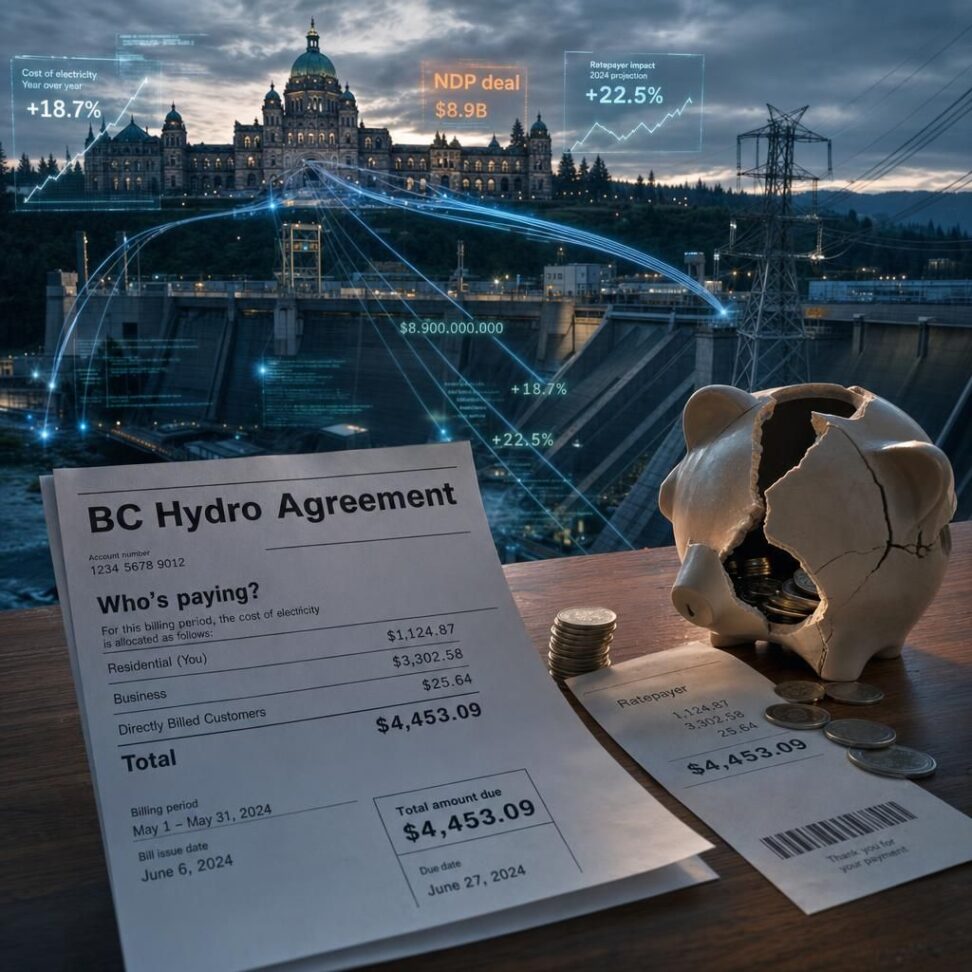 BC Hydro NDP Deal Funding Mystery Unclear to British Columbians