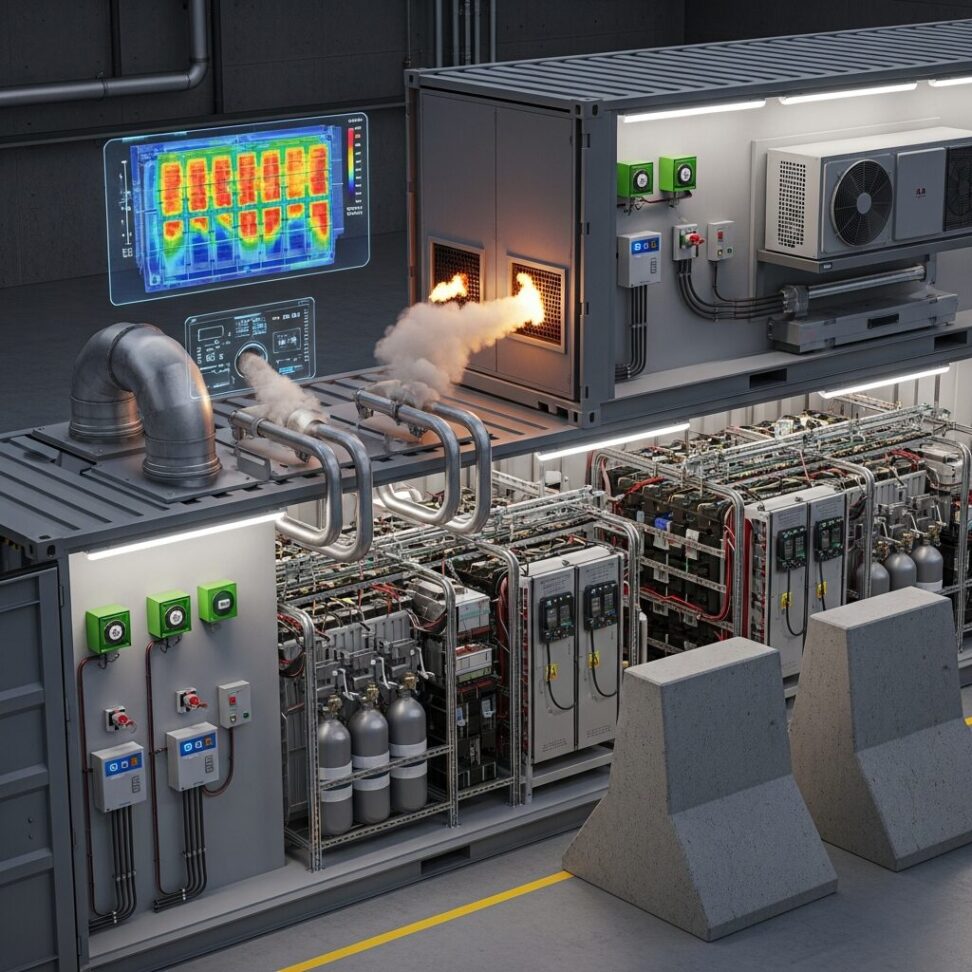 Containerised Battery Energy Storage Safety and Explosion Protection