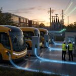 Electric School Buses as Mobile Battery Storage for Grid Stability