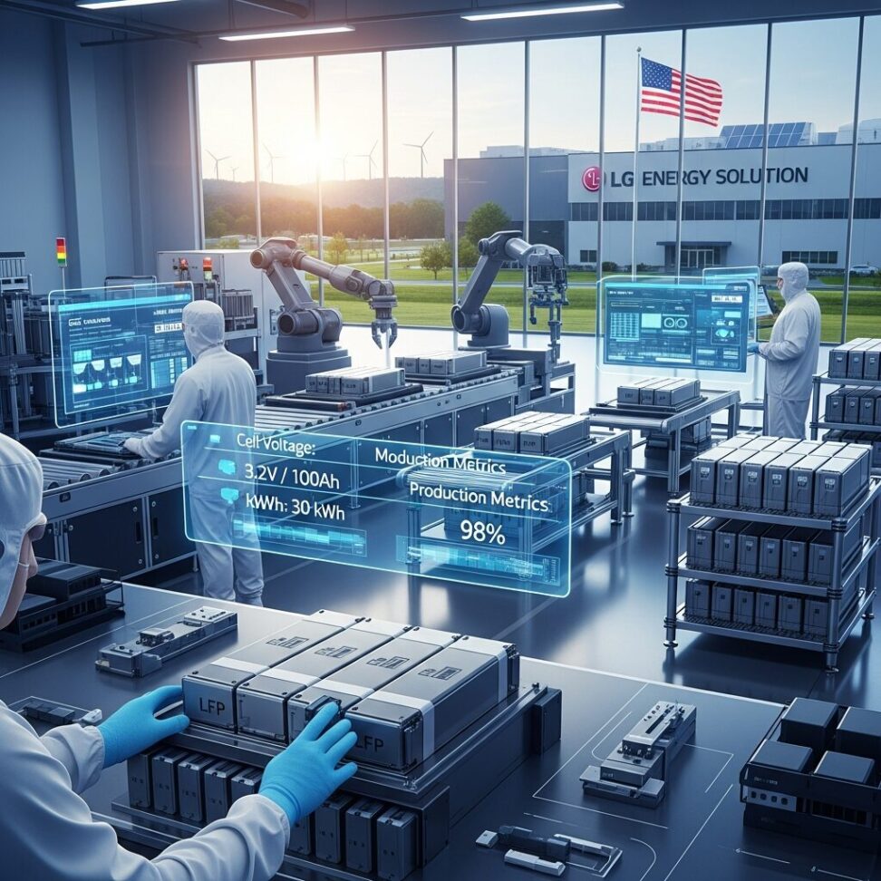 LG Energy Solution Expands ESS Production With Tennessee LFP Battery Plant