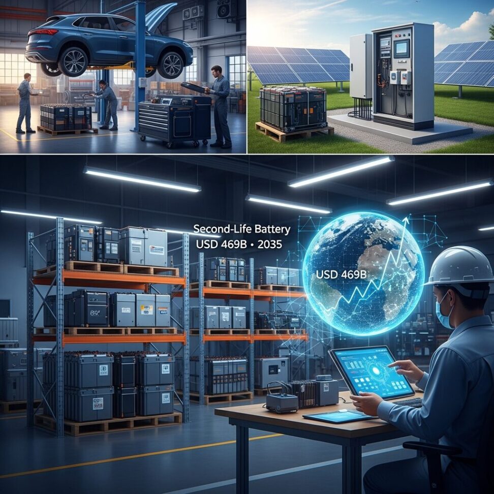 Second-Life Battery Market Growth: $46.9B Opportunity by 2030