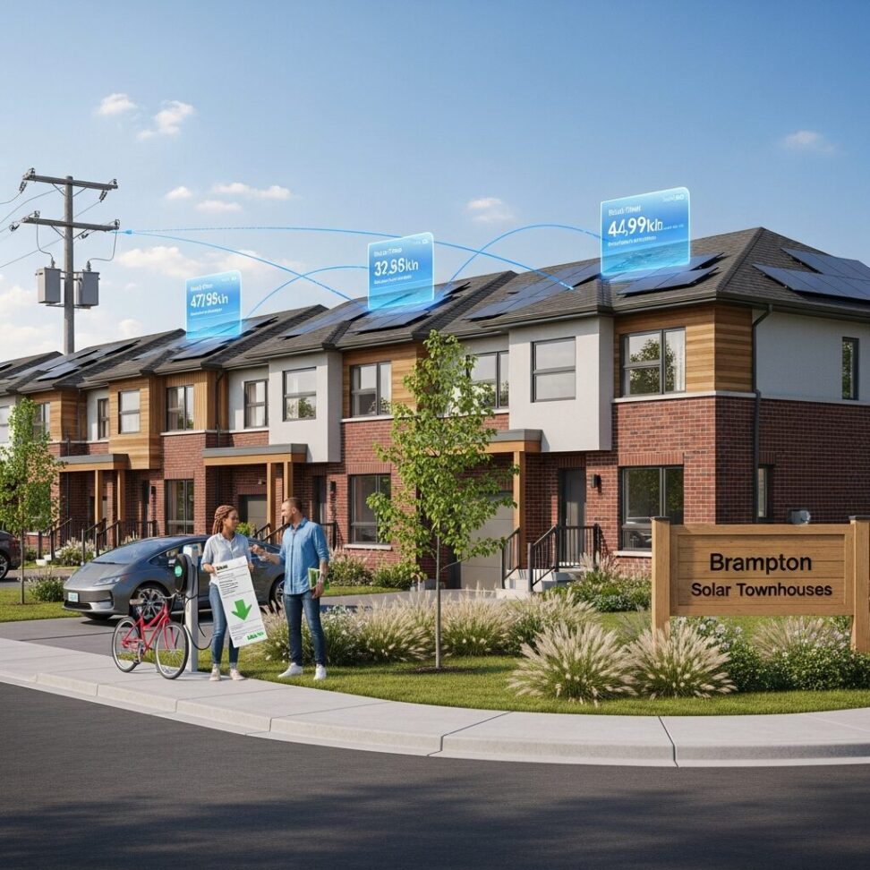 Brampton Solar Townhouses Cut Electricity Costs Sustainably