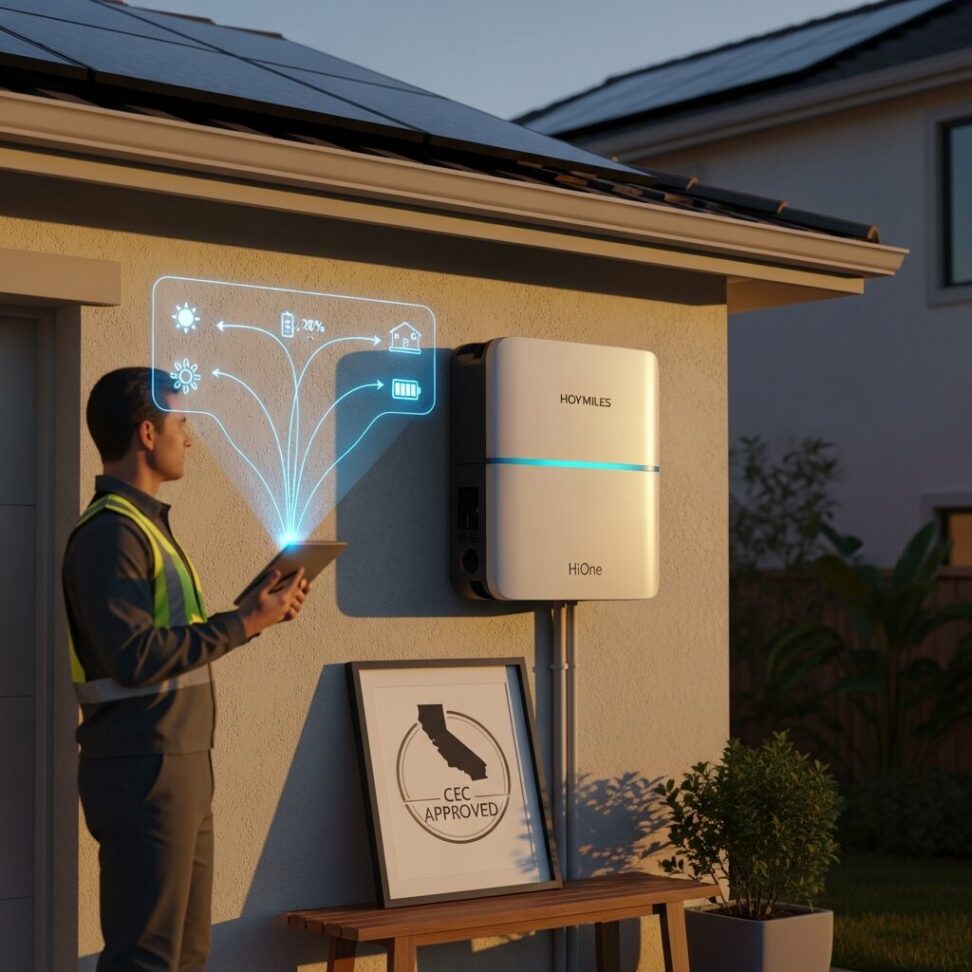 Hoymiles HiOne Battery Storage System Achieves California CEC Approval