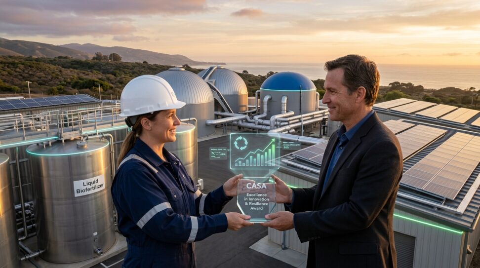 Lystek and Goleta Sanitary District Win CASA Innovation Award for Renewable Energy