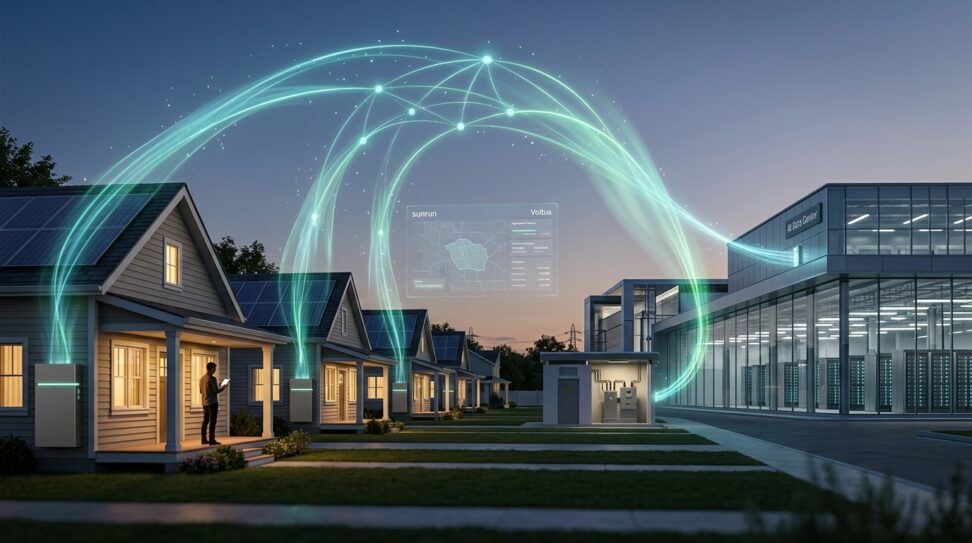 Sunrun Powers AI Data Centers with Residential Battery Storage Capacity