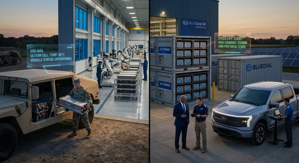 GM and Ford Battle for Military and Energy Storage Contracts