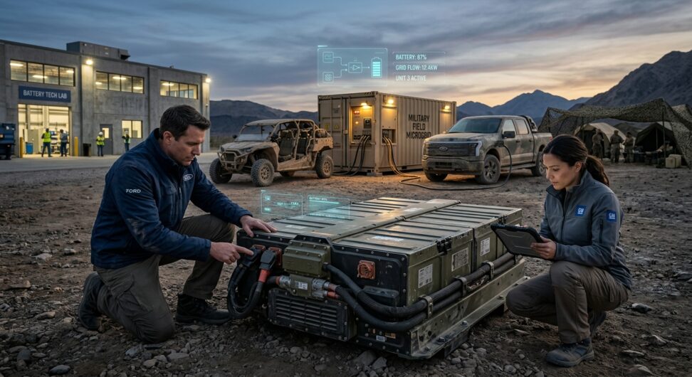 GM and Ford Partner on Defense Energy Storage Solutions