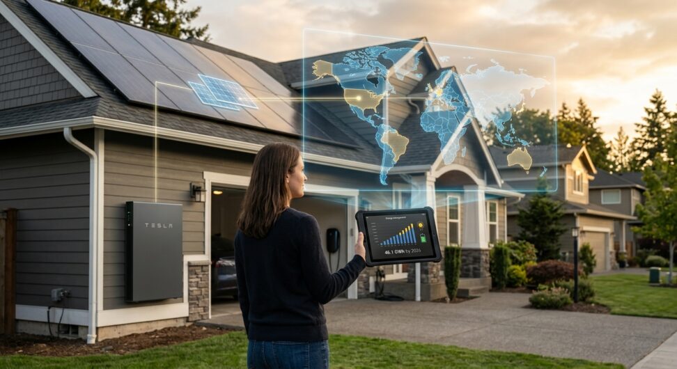 Residential Energy Storage Market Projected to Reach 46.1 GWh by 2026
