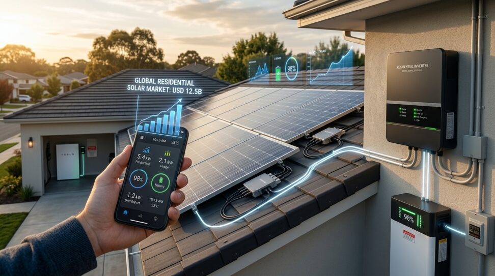Residential Solar Power Inverters Market Growth to USD 12.5 Billion