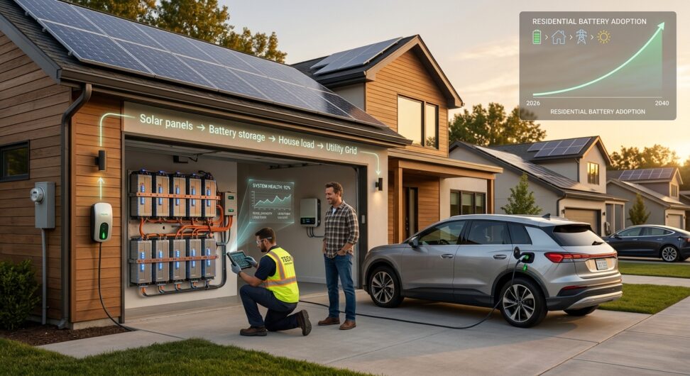 Second Life EV Battery Market Growth Forecast North America Residential