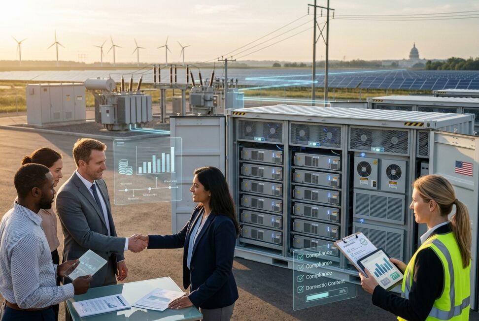 US Battery Energy Storage Companies Secure Financing and Launch Compliance Services