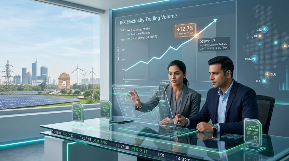 IEX Electricity Trading Volume Surges 12.7% Year-over-Year Q2 2027